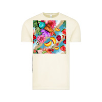 Flowers Ice Cream Fruit Vintage Tee | Teevron