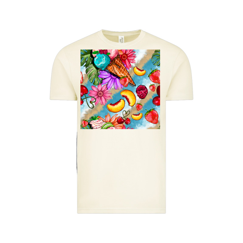 Flowers Ice Cream Fruit Vintage Tee by BundleAndBundleShop | Teevron