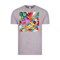 Vintage Zinc flowers ice cream fruit Vintage Tee - BundleAndBundleShop