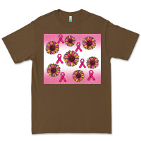 Cacao breast cancer awareness sunflower Premium Tee - RanaPortraitStore
