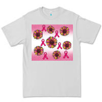 Dove Grey breast cancer awareness sunflower Premium Tee - RanaPortraitStore
