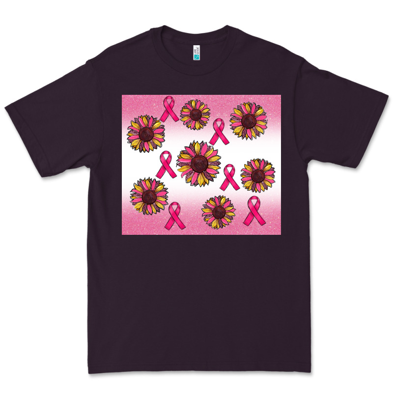 Breast Cancer Awareness Sunflower Premium Tee by RanaPortraitStore | Teevron
