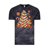 Cloud Black christmas tree cake and cookies ado Vintage Tee - AdoDesignShop