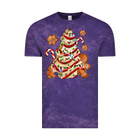 Cloud Purple christmas tree cake and cookies ado Vintage Tee - AdoDesignShop