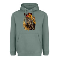 Sage Zebra With Sunflowers Heavyweight Hoodie - Bettercallsaul