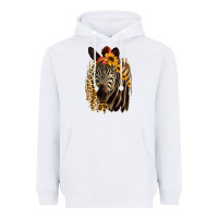 White Zebra With Sunflowers Heavyweight Hoodie - Bettercallsaul