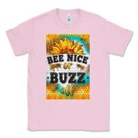 Bubblegum Pink bee nice or buzz off Classic Tee - LillyAllenDesigns
