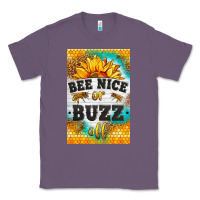 Lavender bee nice or buzz off Classic Tee - LillyAllenDesigns