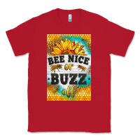 Red bee nice or buzz off Classic Tee - LillyAllenDesigns