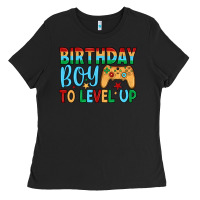 Black birthday boy to level up Ladies Tee - JahusDesignShop