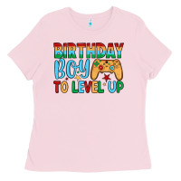 Birthday Boy To Level Up Ladies Tee | Teevron