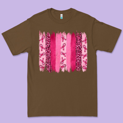 Breast Aweraness Brushstrokes Premium Tee Designed By Ranaportraitstore