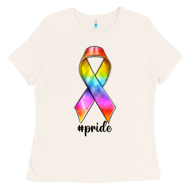Pride Ribbon Ladies Tee by texasbilliewilder | Teevron