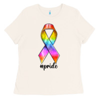 Bone pride ribbon Ladies Tee - texasbilliewilder