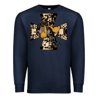 Navy Leopard Bucking Bronco Premium Sweatshirt - Bettercallsaul