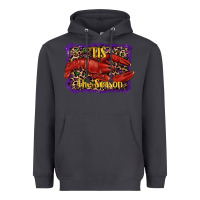 Smoke mardi gras this the season lobster Heavyweight Hoodie - RanaPortraitStore