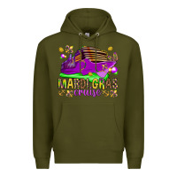 Army Green Mardi Gras cruise Premium Hoodie - NancyCooperArtShop