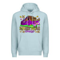 Blue Mist Mardi Gras cruise Premium Hoodie - NancyCooperArtShop