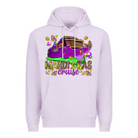 Lilac Mardi Gras cruise Premium Hoodie - NancyCooperArtShop