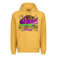 Mustard Mardi Gras cruise Premium Hoodie - NancyCooperArtShop