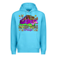 Ocean Blue Mardi Gras cruise Premium Hoodie - NancyCooperArtShop