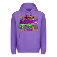 Purple Mardi Gras cruise Premium Hoodie - NancyCooperArtShop