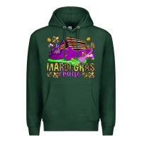Sports Green Mardi Gras cruise Premium Hoodie - NancyCooperArtShop