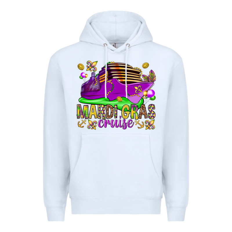 Mardi Gras Cruise Premium Hoodie by NancyCooperArtShop | Teevron