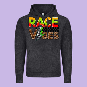 Race Vibes Vintage Hoodie Designed By Adodesignshop