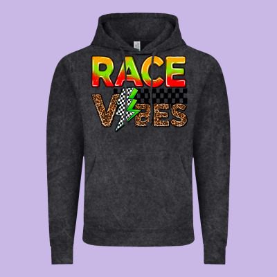 Race Vibes Vintage Hoodie Designed By Adodesignshop