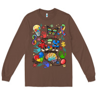 Chestnut somebody's loud & proud autism mama Long Sleeve Tee - MaliasSmallBusiness