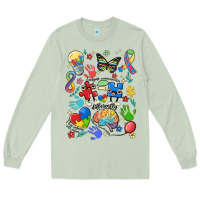 Matcha somebody's loud & proud autism mama Long Sleeve Tee - MaliasSmallBusiness