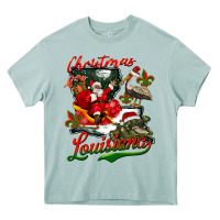 Arona louisiana christmas with  afro santa Heavy Core Tee - BarkalooDesign