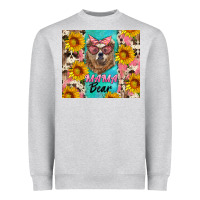 Heather Grey mama bear Heavyweight Sweatshirt - Artiststas
