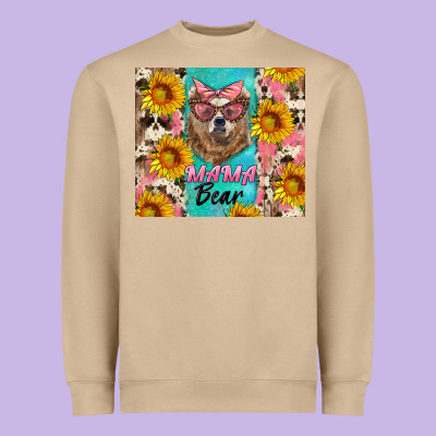 Mama Bear Heavyweight Sweatshirt Designed By Artiststas