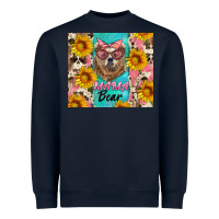 Navy mama bear Heavyweight Sweatshirt - Artiststas