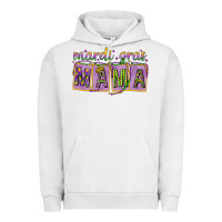 Pigment Lunar Rock Mardi Gras Mama with Beads Urban Hoodie - HowdyJamesFarm
