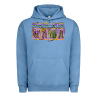 Mardi Gras Mama With Beads Urban Hoodie | Teevron