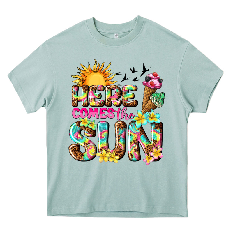 Here Comes The Sun Heavy Core Tee by texasbilliewilder | Teevron