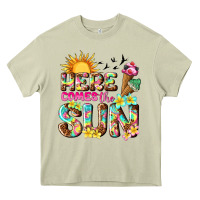 Mossy here comes the sun Heavy Core Tee - texasbilliewilder