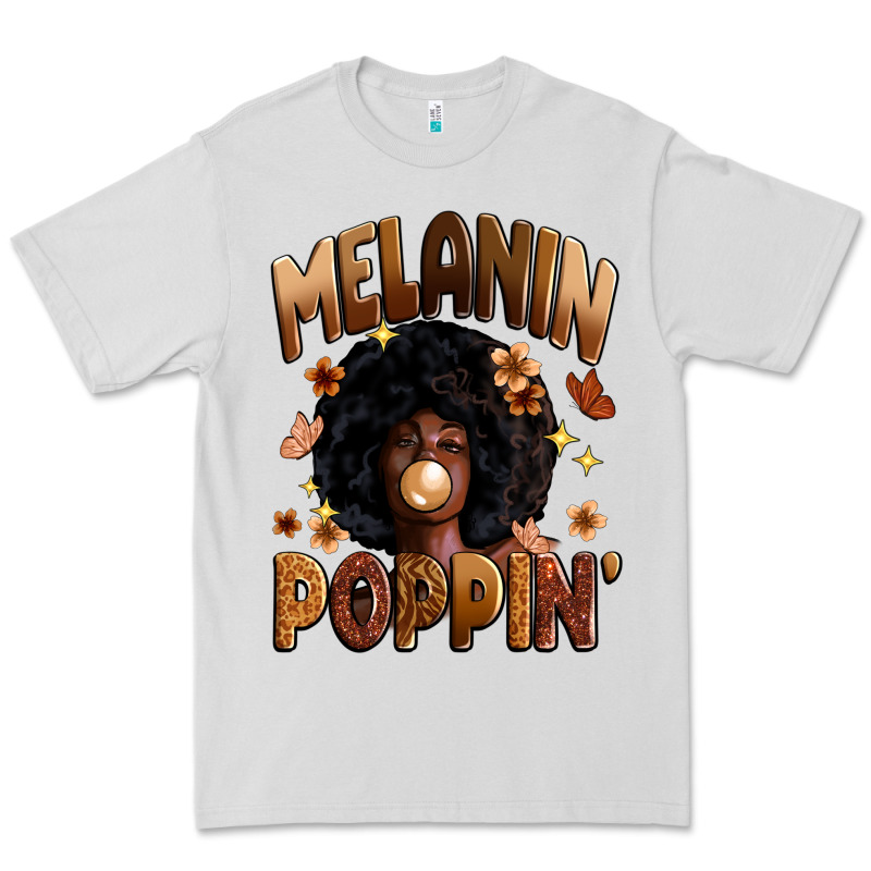 Melanin Poppin Premium Tee by Zillion Design Studio | Teevron