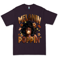 Plum melanin poppin Premium Tee - Zillion Design Studio