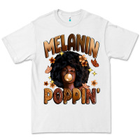 White melanin poppin Premium Tee - Zillion Design Studio