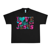 Black love like jesus valentine's day Urban Heavy Tee - AdoDesignShop