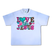 Grape Ice love like jesus valentine's day Urban Heavy Tee - AdoDesignShop