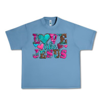 Pebble Blue love like jesus valentine's day Urban Heavy Tee - AdoDesignShop