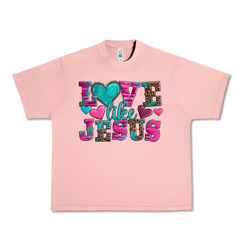 Love Like Jesus Valentine's Day Urban Heavy Tee by AdoDesignShop | Teevron