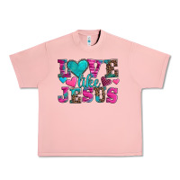 Salmon love like jesus valentine's day Urban Heavy Tee - AdoDesignShop