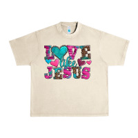 Sandshell love like jesus valentine's day Urban Heavy Tee - AdoDesignShop