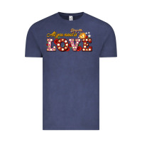 Vintage Denim all you need is love Vintage Tee - AdoDesignShop